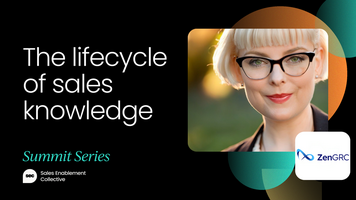 The lifecycle of sales knowledge [Video]