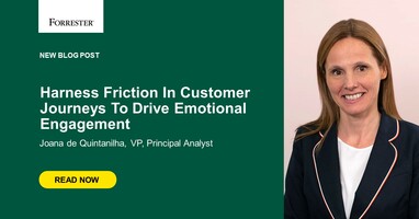 Harness Friction In Customer Journeys To Drive Emotional Engagement