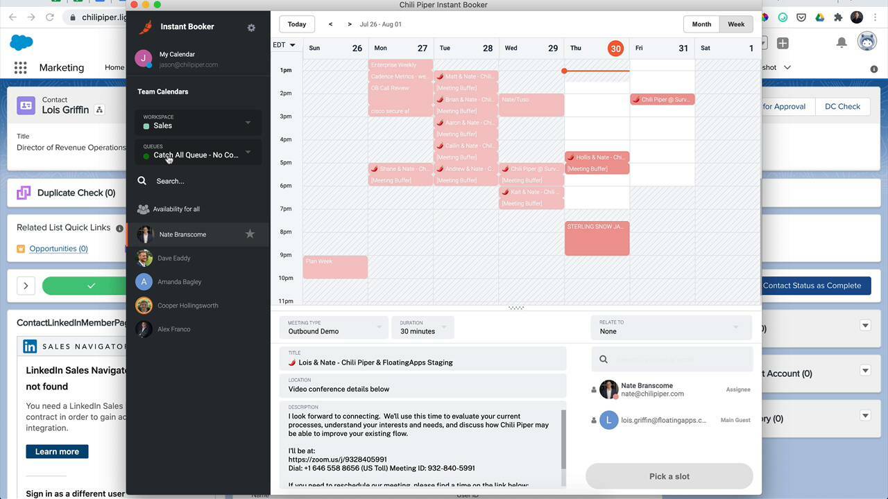 Chili Meetings - Instant Booker Demo (Handoff Use Case)