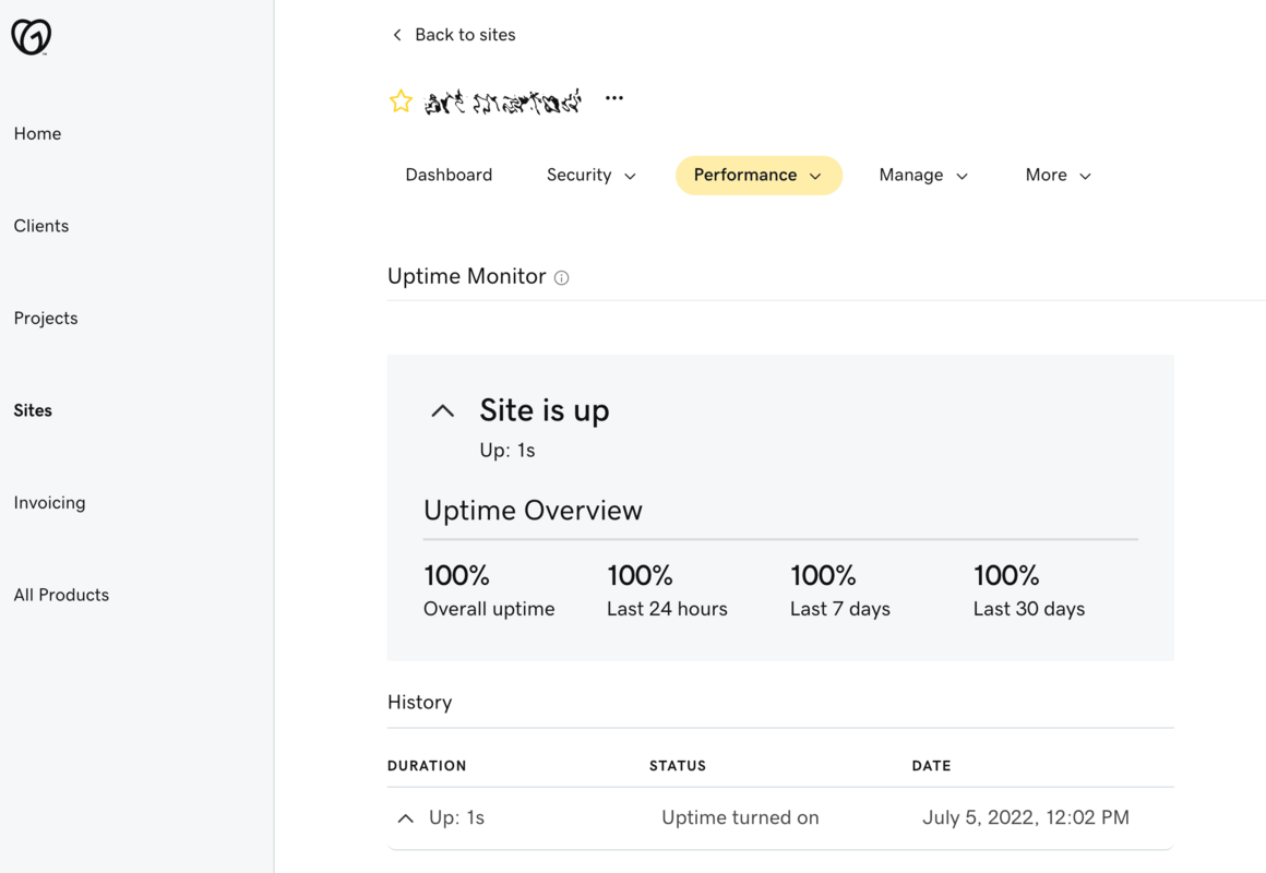 Hubtricks: Uptime monitoring with The Hub by GoDaddy Pro