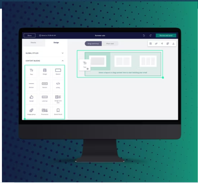 Streamlined email marketing: A future-proof composer experience