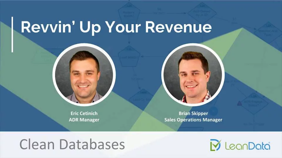 Revvin' Up Your Revenue - Clean Databases